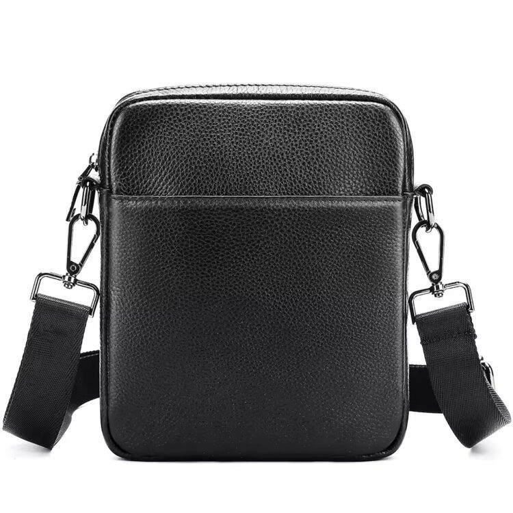 Premium Top-Grain Cowhide Men's Genuine Leather Shoulder Crossbody Bag