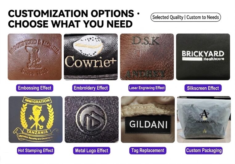 customize options